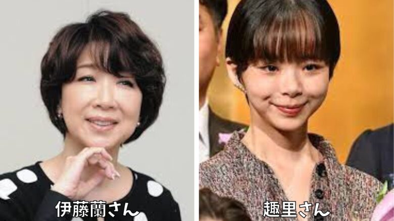 画像比較_伊藤蘭さんと趣里さん③